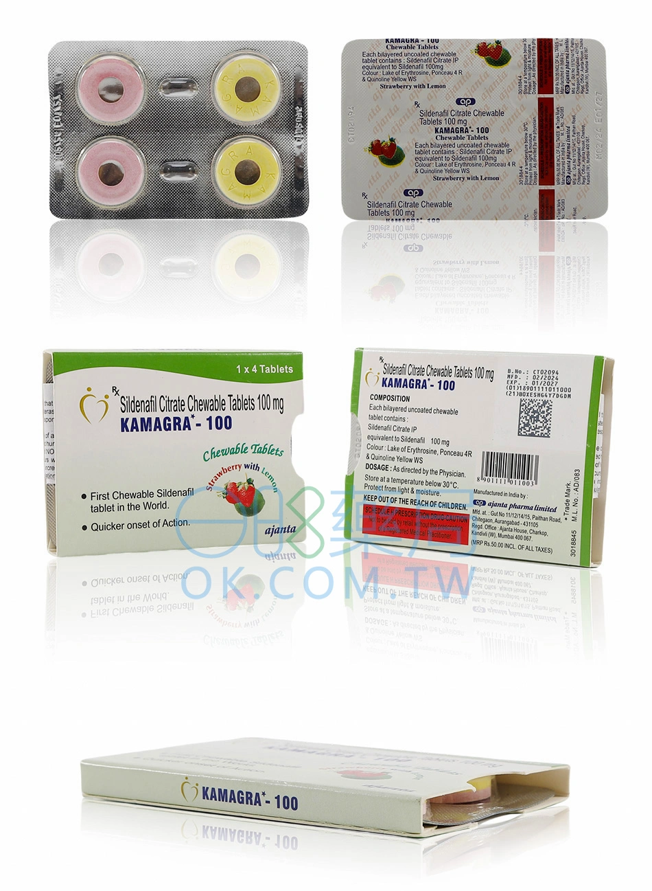 Kamagra威而鋼口溶片/錠100mg(4顆)